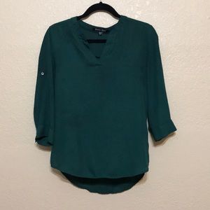 FREE w/Purchase Sweet Rain Green Chiffon Popover